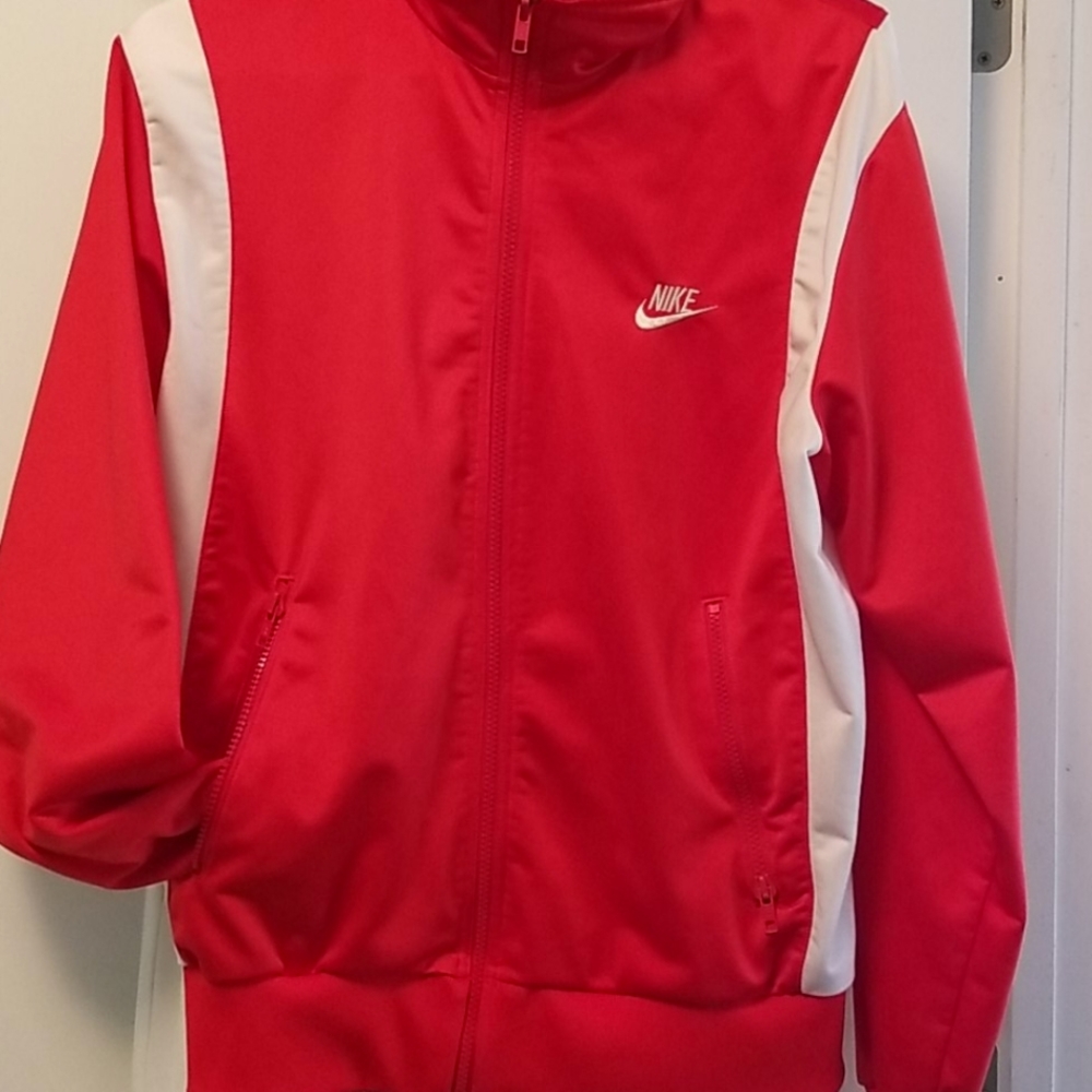 Vintage 1990's Nike Warm-up Tracksuit  Red, White